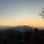 高尾山　ダイヤモンド富士